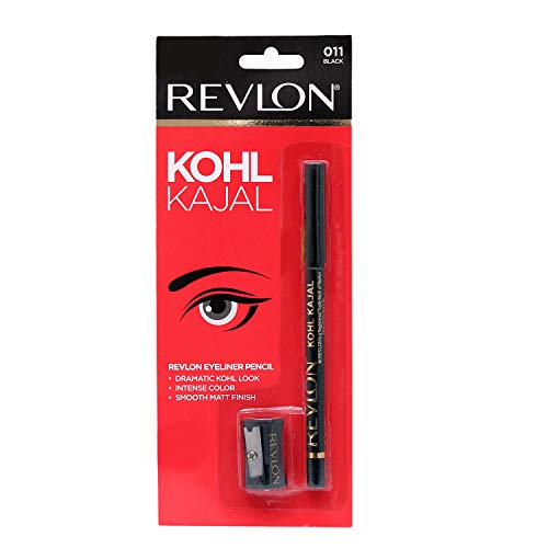 Revlon Kohl Kajal Eye Liner Pencil Black, 1.14g