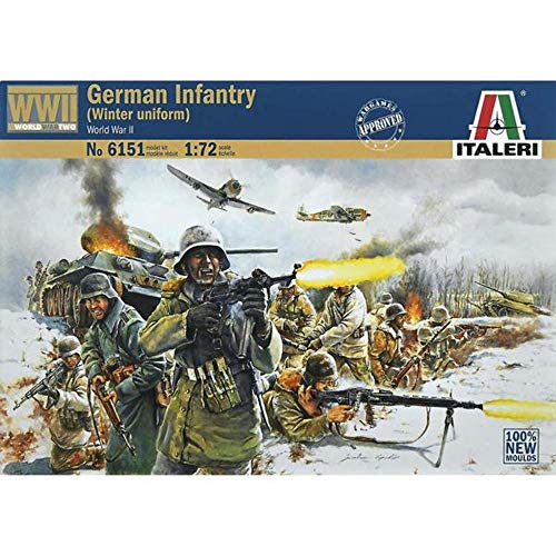 Italeri 510006151-1:72 German Infantry Figure Set (Winter)