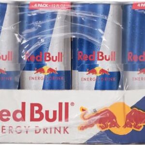 Red Bull Energy Drink, 12 Fl Oz, 24 Cans (6 Packs of 4)