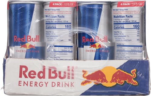 Red Bull Energy Drink, 12 Fl Oz, 24 Cans (6 Packs of 4)