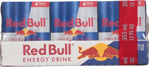 Red Bull Energy Drink, 12 Fl Oz, 24 Cans (6 Packs of 4)