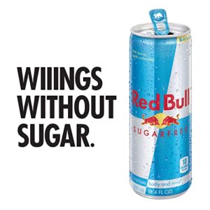 Red Bull Sugar Free Energy Drink, 8.4 Fl Oz, 24 Cans (6 Packs of 4)