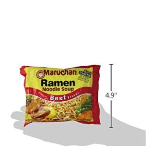 Maruchan Ramen Beef, 3 Ounce, Pack of 24