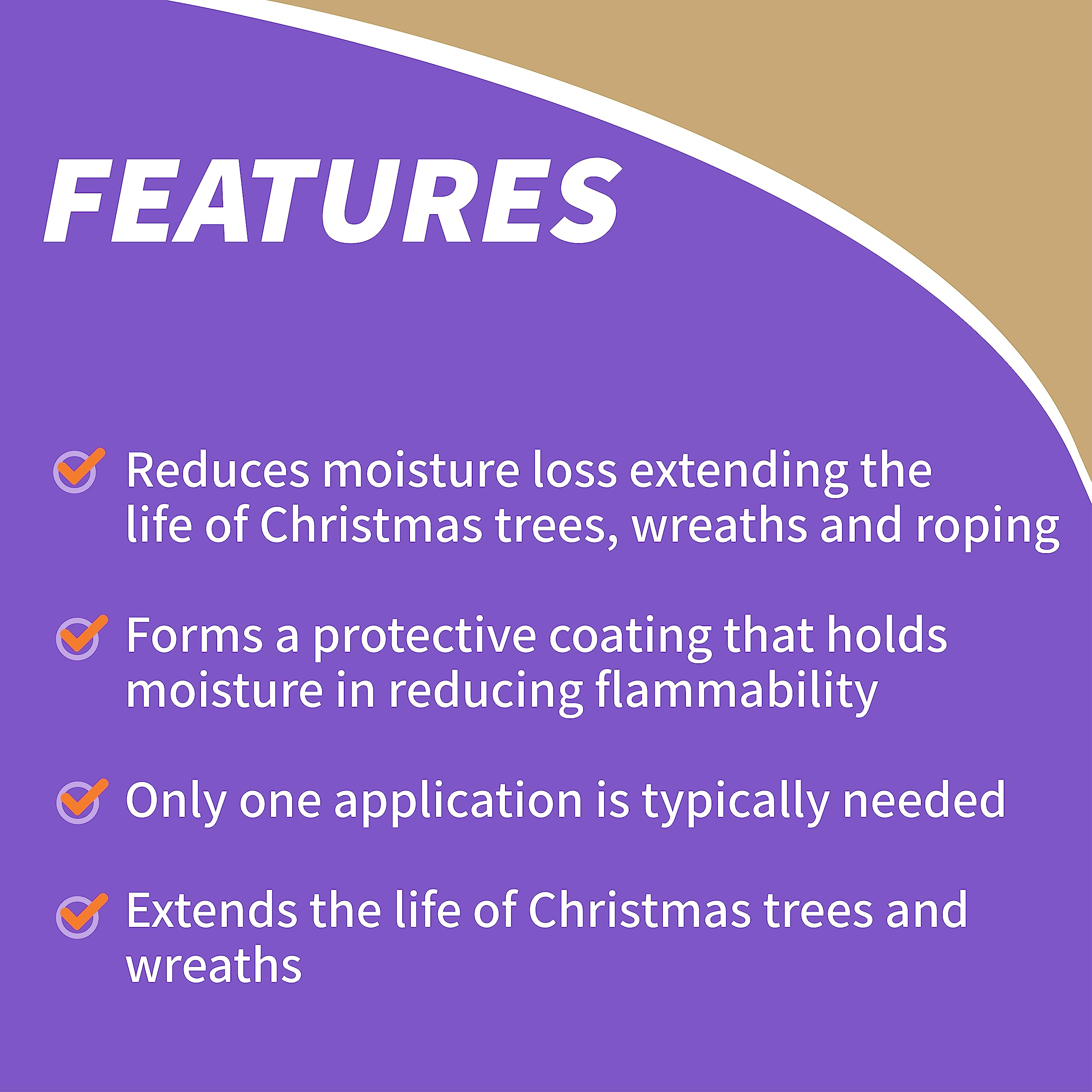 Bonide Wilt Stop, 16 oz Ready-to-Use Christmas Tree and Wreath Spray, Reduces Moisture Loss & Extends Life of Plants