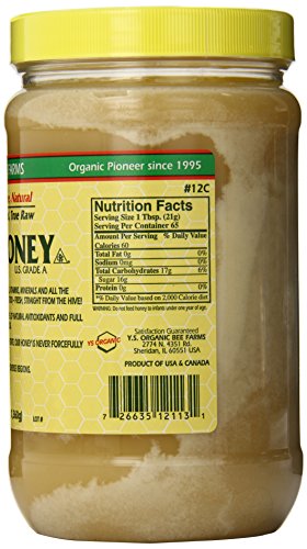 YS Eco Bee Farms RAW HONEY - Raw, Unfiltered, Unpasteurized - Kosher 3lbs