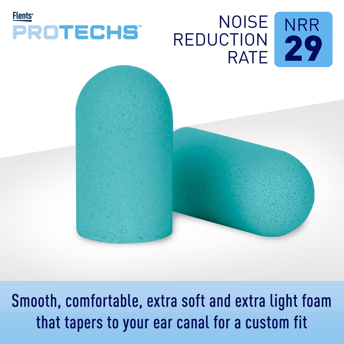 Flents Super Sleep Comfort Foam Ear Plugs/Earplugs | 10 Pair | Case Included | NRR 29 | Made in The USA