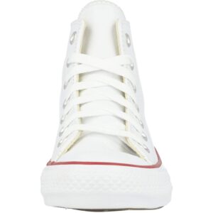 Converse Chuck Taylor All Star Leather High Top Sneaker, white, 9.5 Women/7.5 Men