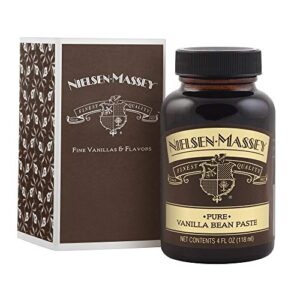 nielsen-massey pure vanilla bean paste for baking and cooking, 4 ounce jar