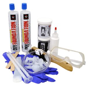 radonseal concrete foundation crack repair kit (10 ft) - the homeowner's solution to fixing basement wall cracks like the pros!