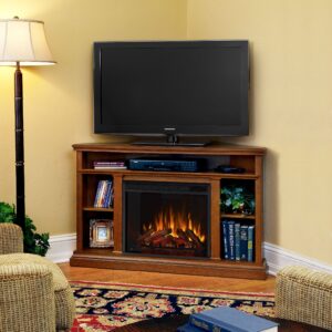 Real Flame Churchill Electric Fireplace, Oak