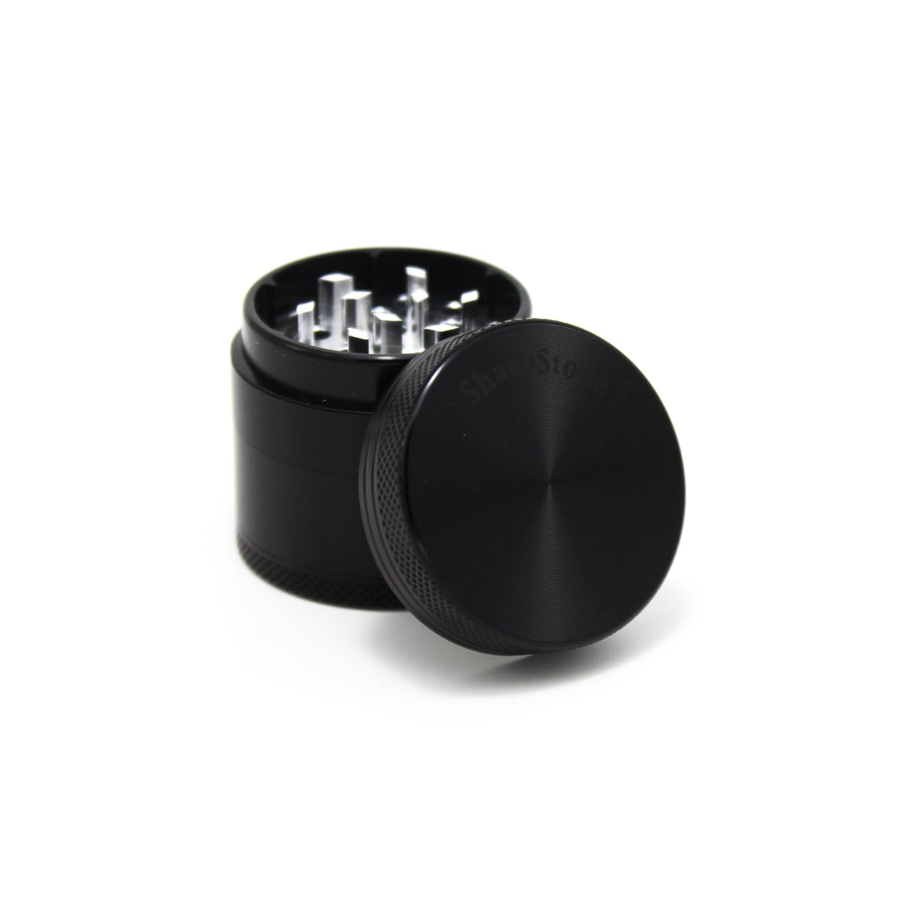 1.5" - Silver 2 Piece SharpStone Aluminum Herb Grinder