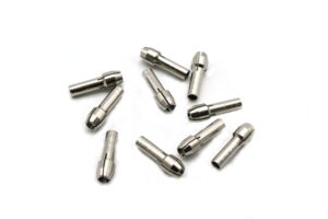 temo 10 pc durable shiny 1/8 inch rotary tool collet bit #480 for dremel rotary tools