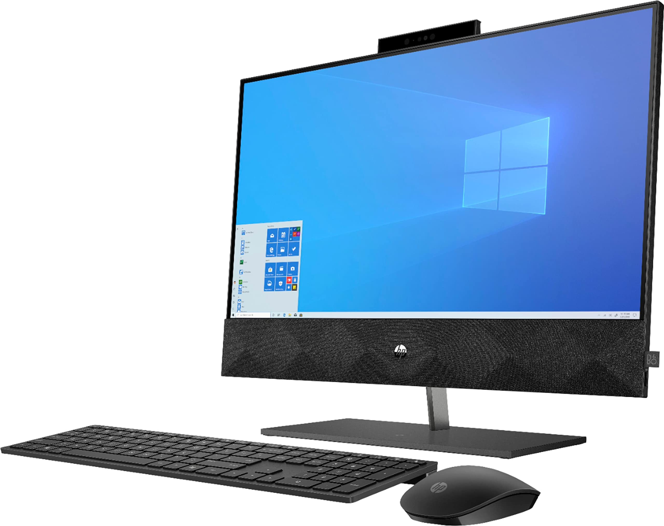 HP Pavilion 24 Desktop 4TB SSD 64GB RAM (Intel 10th gen Processor with Six cores and Turbo Boost to 4.30GHz, 64 GB RAM, 4 TB SSD, 24" Touchscreen FullHD, Win 10) PC Computer All-in-One