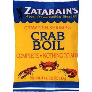 zatarain's crawfish, shrimp & crab boil, 4 oz (pack of 12)