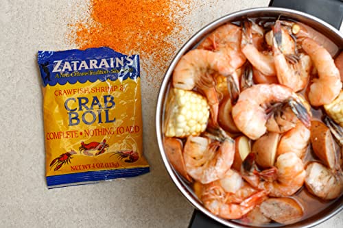 Zatarain's Crawfish, Shrimp & Crab Boil, 4 oz (Pack of 12)