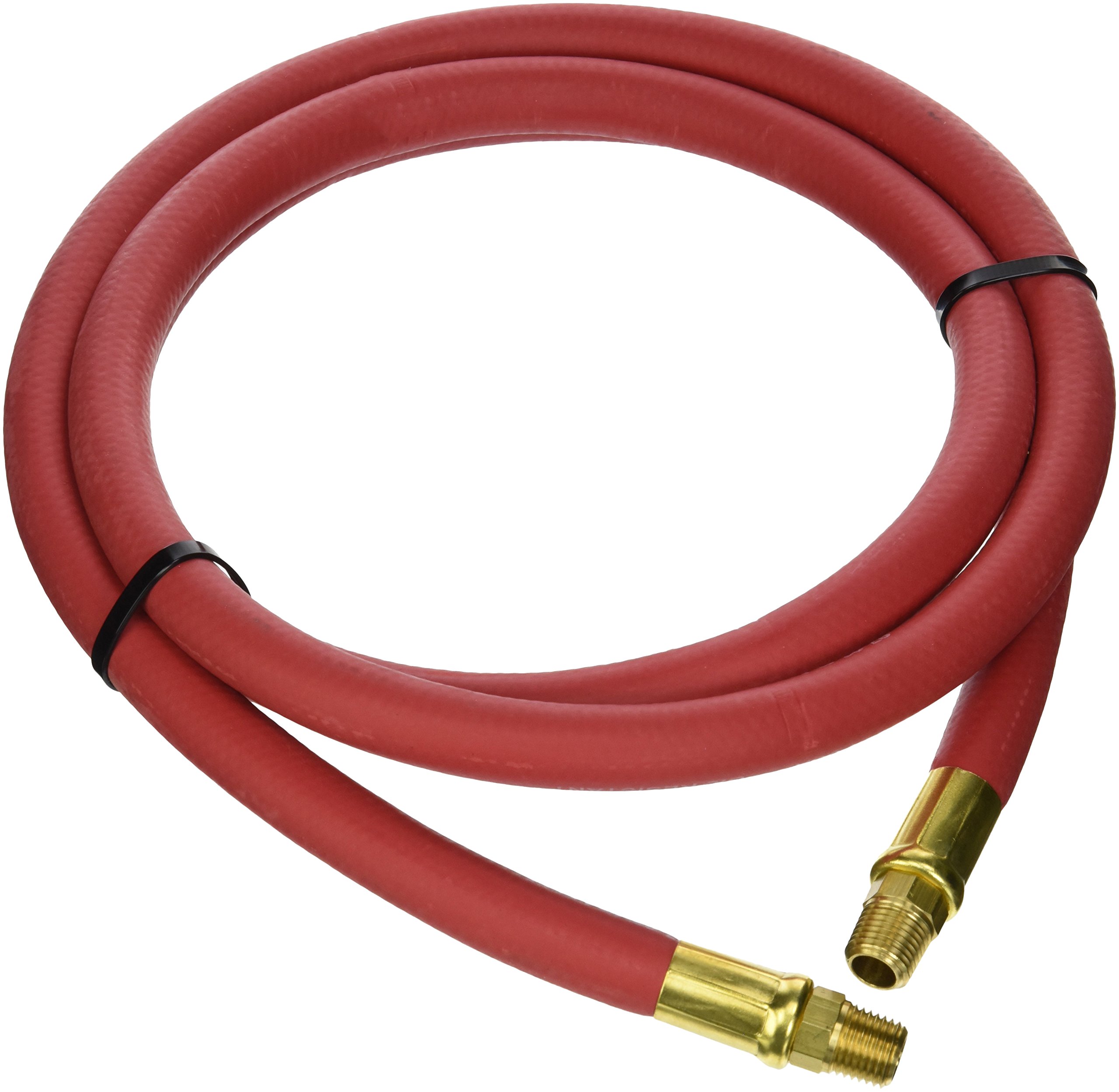 GoodYear 6' x 3/8" Lead-In Rubber Air Hose,Red