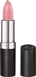 rimmel lasting finish lipstick - up to 8 hours of intense lip color with color protect technology and exclusive black diamond complex - 002 candy, .14oz