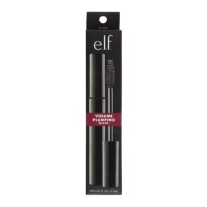 e.l.f. Volume Plumping Mascara, Creates Thicker-looking, Bold & Volumized Lashes, Infused With Vitamin B To Strengthen Lashes, Vegan & Cruelty-Free