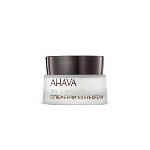 ahava extreme firming eye cream - firms, hydrates, smoothes & reduce wrinkles of eye area, enriched with extreme complex, exclusive dead sea osmoter, peptides, hyaluronic acid & shea butter, 0.5 fl.oz