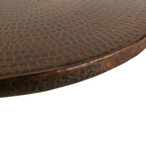 Premier Copper Products LS18DB 18-Inch Hand Hammered Copper Lazy Susan, Oil Rubbed Bronze