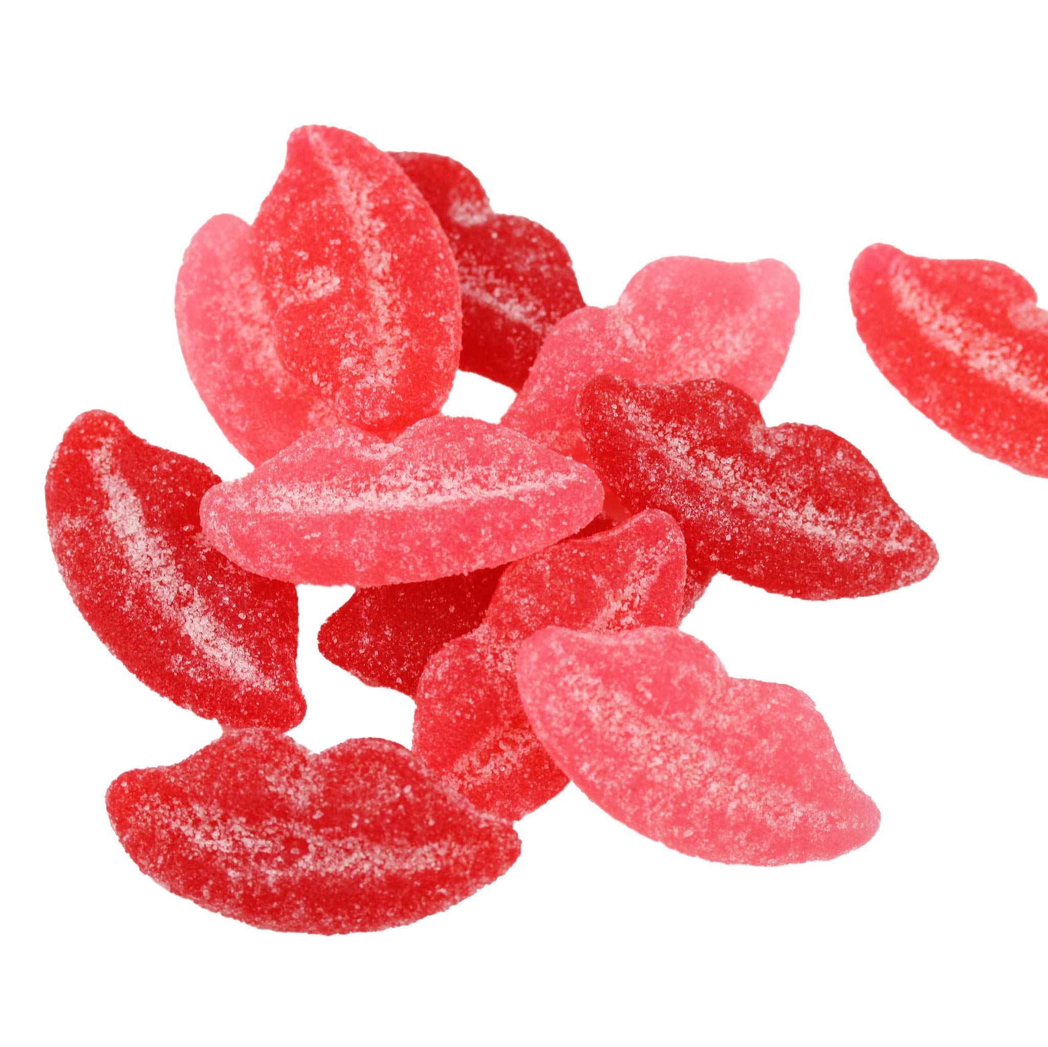 Gimbal's Fine Candies Sour Pucker-up Gummy Lips, 1 Lb, 68 Pieces, Assorted Flavors