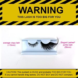 HALLOWEEN Pride Rainbow colorful parade false eyelashes (Black-Round)