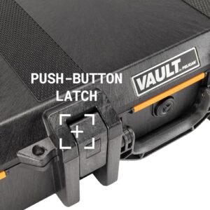 Vault by Pelican - V700 Multi-Purpose Hard Case with Foam - Tripod, Equipment, Electronics Gear, Instrument, and More (Black)