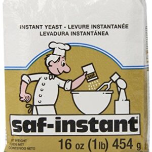 LeSaffre Saf-Instant Yeast, Gold, 1 Pound