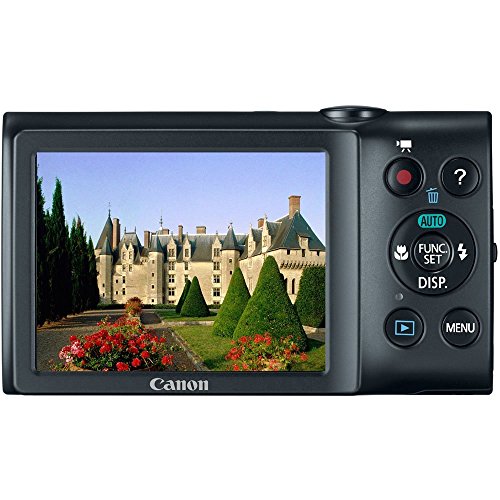 Canon PowerShot A2400 IS 16.0 MP Digital Camera with 5x Optical Image Stabilized Zoom 28mm Wide-Angle Lens with 720p Full HD Video Recording and 2.7-Inch Touch Panel LCD (Black)