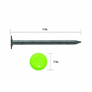 STINGER 0136260 NailPac® Cap Nails - 1" Electro Galvanized Nails with 1" Plastic Collated Caps (0136260) for use with CN100B & CN100 Cap Nailers