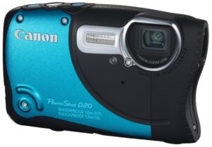 canon digital camera powershot d20 5x optical zoom (water proof) psd20 - international version