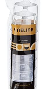 Fineline Settings Flairware Clear 8 oz. One Piece Wine Glass 240 Pieces