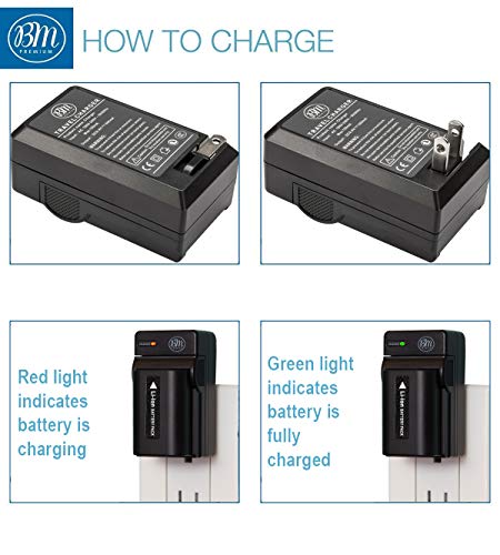 Pack Of 2 NP-FV70 Batteries & Battery Charger Kit for Sony HDR-CX190 HDR-CX200 HDR-CX210 HDR-CX220 HDR-CX230 HDR-CX260V HDR-CX290 HDR-CX380 HDR-CX430V HDR-CX580V HDR-CX760V HDR-PJ230 HDR-PJ380 HDR-PJ430V HDR-PJ580V HDR-PJ650V HDR-PJ710V HDR-PJ760V HDR-PV7