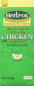 herb-ox hormel herb ox chicken bouillon sodium free 50 packets