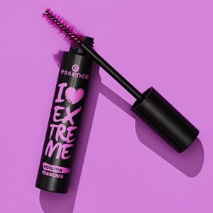 essence | I Love Extreme Volume Mascara | Paraben Free | Cruelty Free | Black (Pack of 1, Volume)