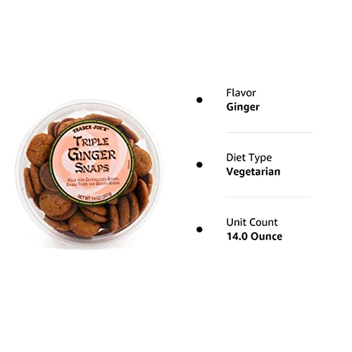 Trader Joe's Triple Ginger Snaps, Xlarge