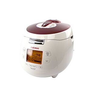 Cuckoo CRP-M1059F Pressure Rice Cooker, 11.40 x 11.60 x 15.60 inches, Red