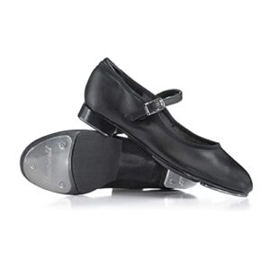 theatricals womens slide buckle tap shoes black 07.0m t9200