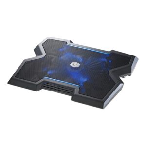 cooler master notepal x3 - laptop cooling pad with 200mm blue led fan