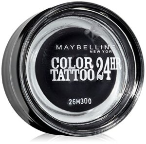 maybelline colour tattoo 24 hour eye shadow, timeless black number 60