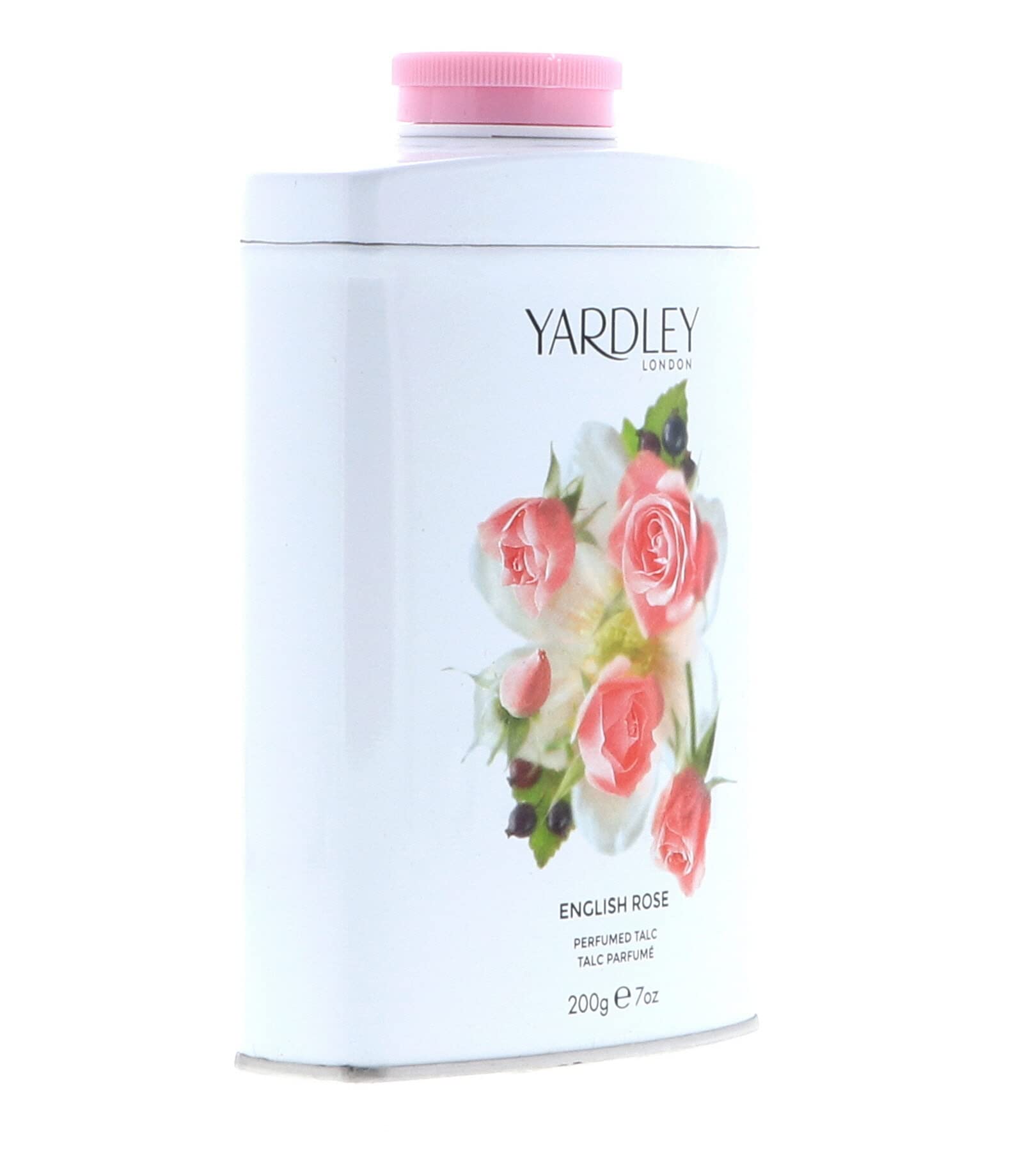 Yardley London Scented Talc Powder, English Rose Scent, 7 Oz/ 200 g