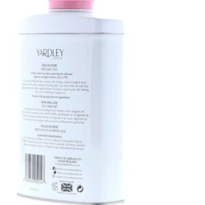 Yardley London Scented Talc Powder, English Rose Scent, 7 Oz/ 200 g