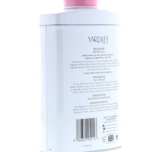 Yardley London Scented Talc Powder, English Rose Scent, 7 Oz/ 200 g