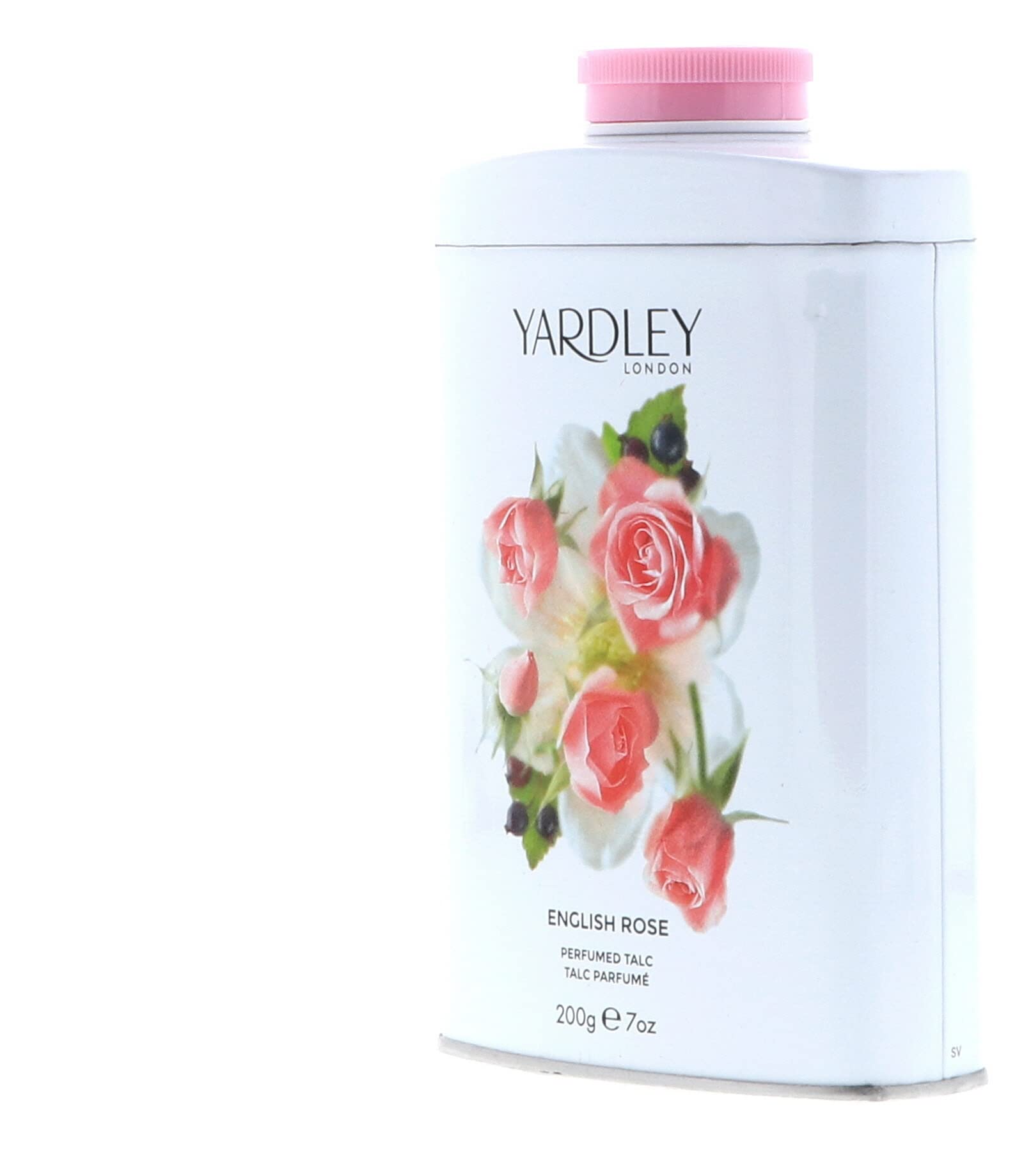 Yardley London Scented Talc Powder, English Rose Scent, 7 Oz/ 200 g