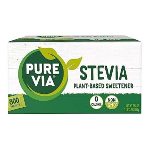 pure via stevia sweetener 28.2oz (800 packets)
