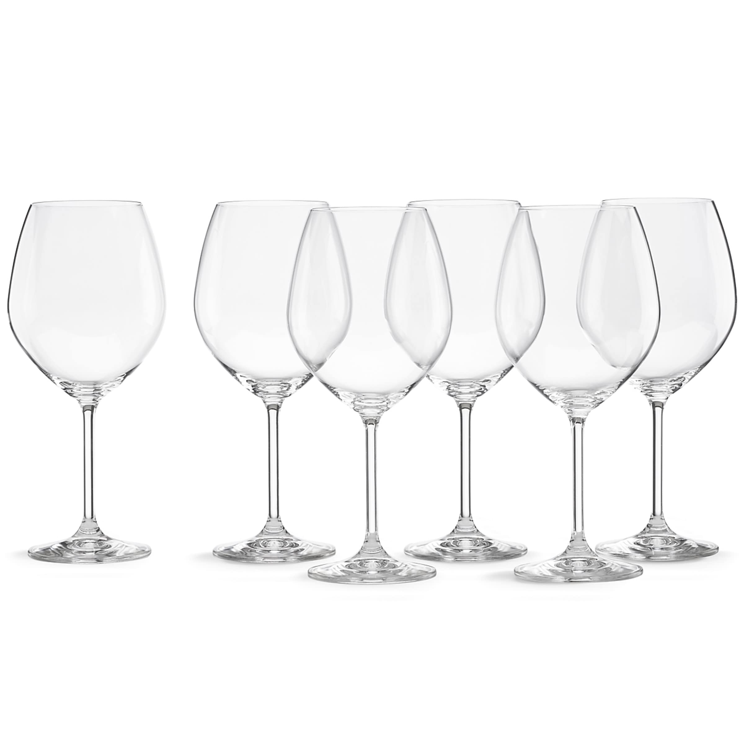 Lenox Tuscany Classics Red Wine Glass Set, Buy 4 Get 6, 6 Count (Pack of 1), Clear