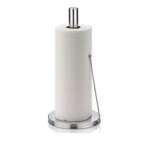kela kitchen roll holder, stainless_steel, matt silver, 15 x 15 x 33.5 cm