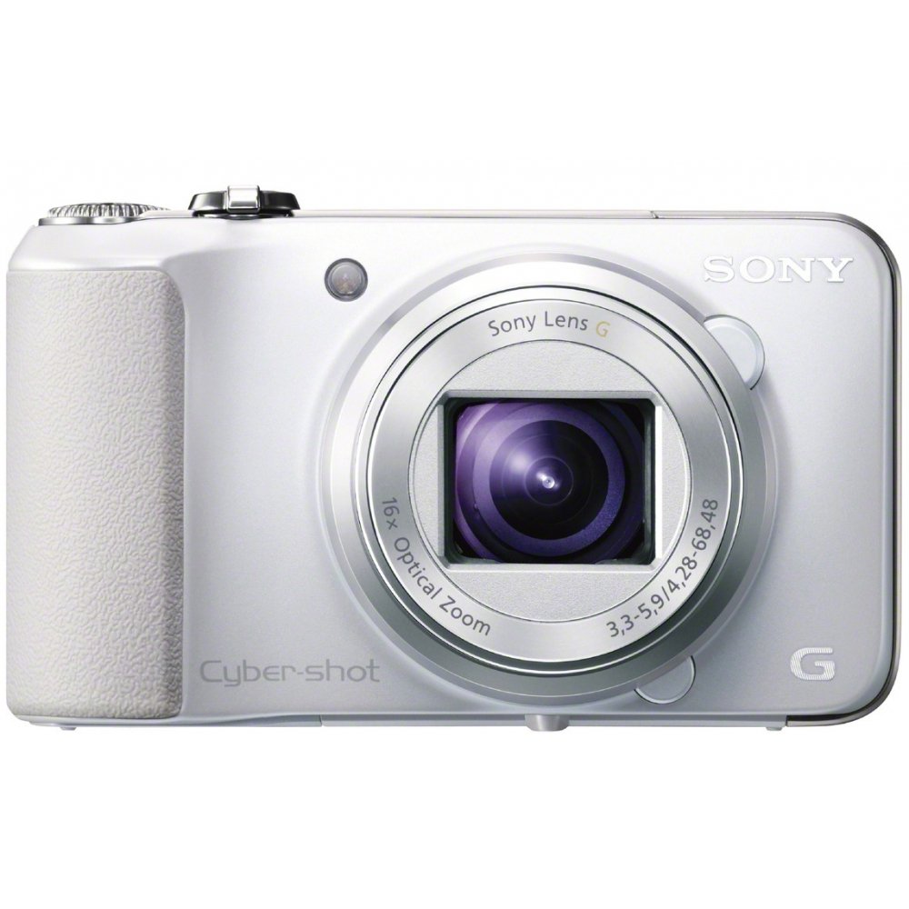 SONY Cyber-shot HX10V (18.2MP/x16 Optical zoom) White - International Version (No Warranty)