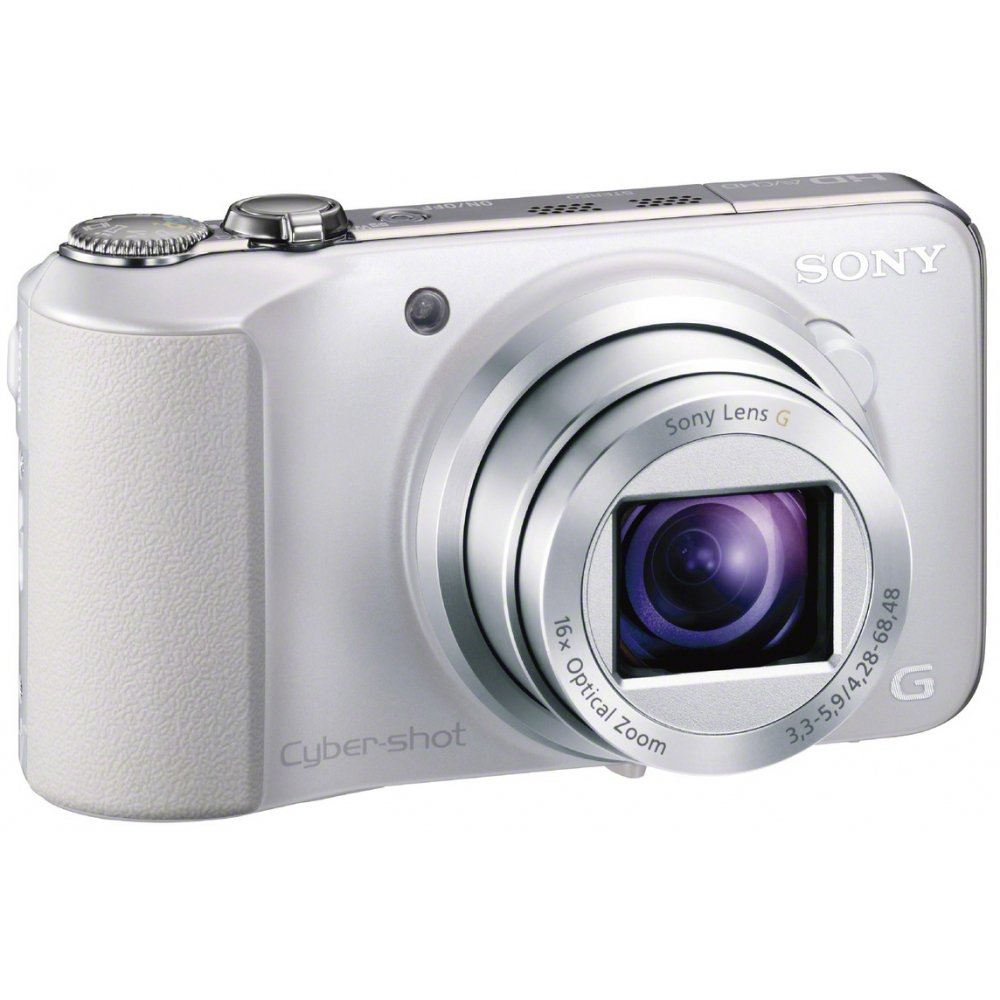 SONY Cyber-shot HX10V (18.2MP/x16 Optical zoom) White - International Version (No Warranty)