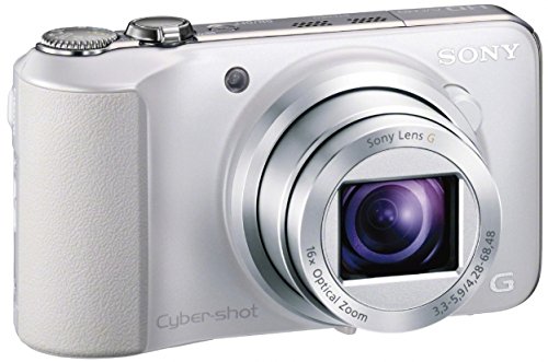 SONY Cyber-shot HX10V (18.2MP/x16 Optical zoom) White - International Version (No Warranty)